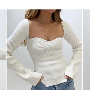 Full sleeve white top